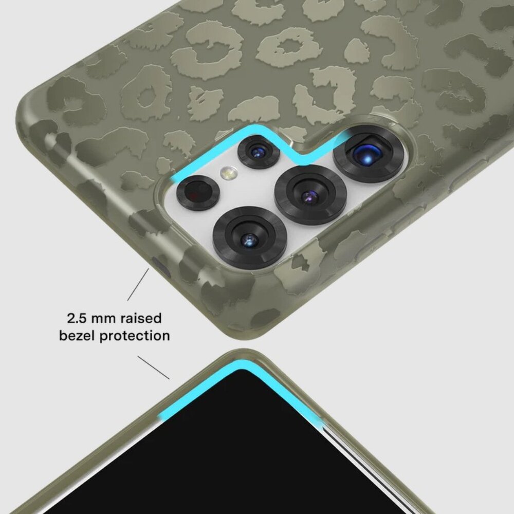 Olive Leopard Samsung S25 Ultra Case - Picture 2 of 6